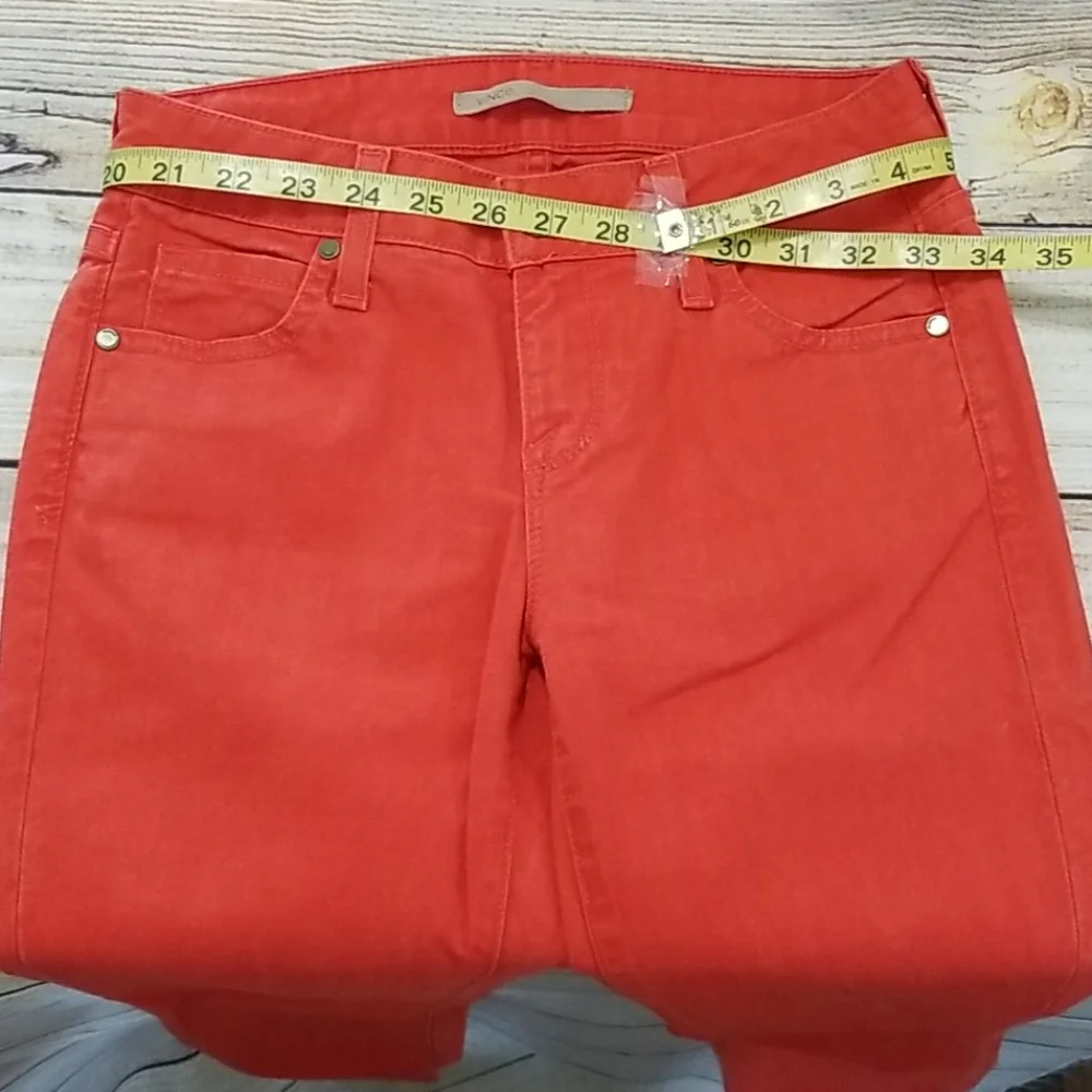 Vince Tomato Skinny Ankle Jeans